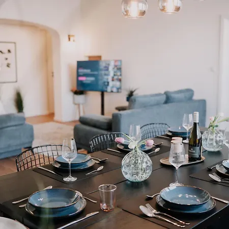 Apartmán Deluxe I 2 Bedroom I 7p I Zentral I Kueche I Wifi I Naehe Zollhafen I Helloyou X Bright Collection Mohuč