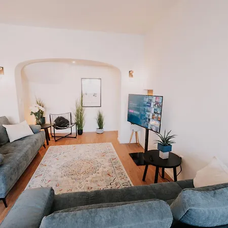 Apartmán Deluxe I 2 Bedroom I 7p I Zentral I Kueche I Wifi I Naehe Zollhafen I Helloyou X Bright Collection Mohuč