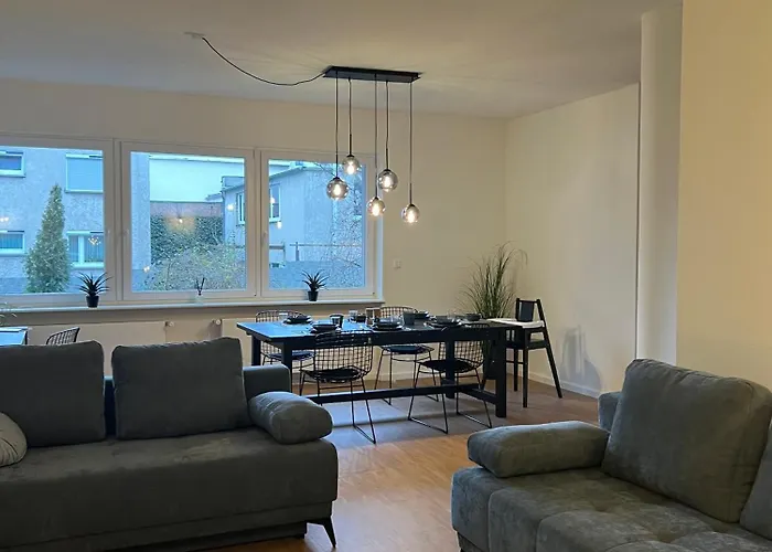 Deluxe Apartment Mainz I 2 Bedroom I 7P I Zentral I Kueche I Wifi I Naehe Zollhafen I Helloyou Apartments X Bright Collection * Mainz