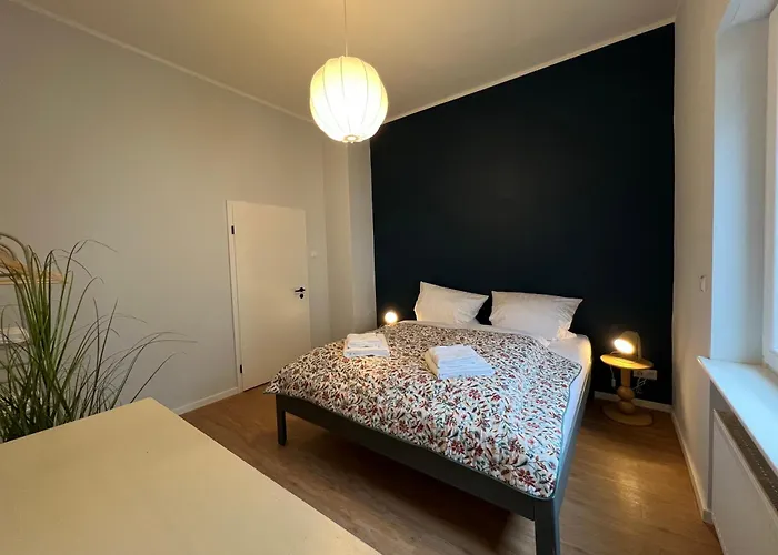 Deluxe Apartment Mainz I 2 Bedroom I 7P I Zentral I Kueche I Wifi I Naehe Zollhafen I Helloyou Apartments X Bright Collection Apartment