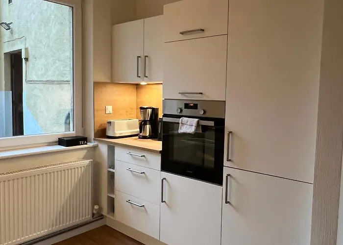 Deluxe Apartment Mainz I 2 BR I 7P I Zentral I Küche I WiFi I Nähe Zollhafen I helloYOU apartments x BRIGHT Collection *