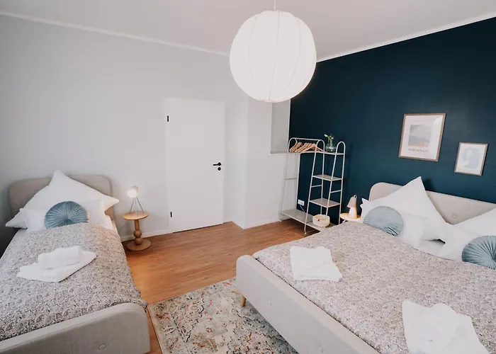 Deluxe I 2 Br I 7p I Zentral I Küche I Wifi I Nähe Zollhafen I Helloyou X Bright Collection Apartment Mainz